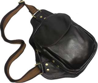 Mens Leather Satchel Messenger Bags Backpacks Day Packs  