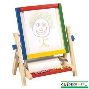 Guidecraft 4 in 1 Flipping Easels Tabletop Easel