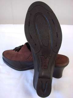 SZ 7 NEW WOMENS ARIAT LEATHER TASSEL MULES CLOGS #1003 BROWN  