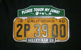 NEW SET of 4 License Plate Tag Toppers Rat Hot Rod FORD  