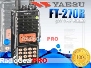 This is original Yaesu FT 270R VHF FM 5W handheld transceiver. 100% 