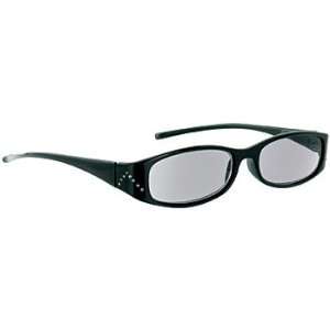  Ladies Sunglass Readers Black Frame UVA UVB Protection 2 