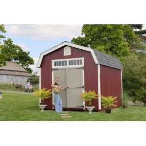   12 Woodbury Colonial Garden Shed Panelized Kit: Patio, Lawn & Garden