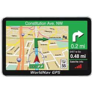  WorldNav 5200 Automobile Portable GPS Navigator GPS & Navigation