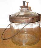 Perfection Stove Kerosene Glass Jar  