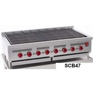  Range Company SCB72 Char Broiler 72 Wide 27 Deep Radiant Style Gas 