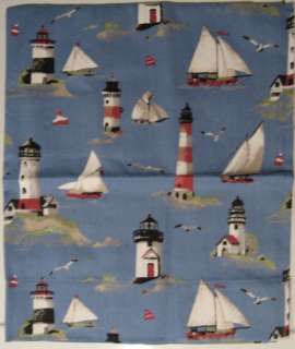   of Lighthouses Light Houses Sailboats Ocean Kitchen Curtains 24L Tiers