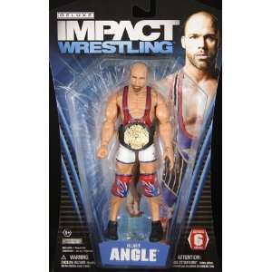   ANGLE   TNA DELUXE IMPACT 6 TOY WRESTLING ACTION FIGURE Toys & Games