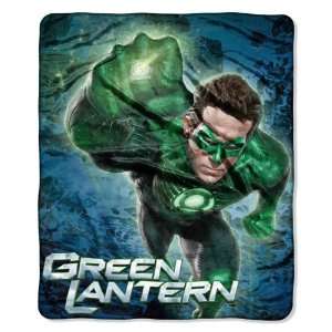  BSS   Green Lantern Green Force Micro Raschel Throw (46 