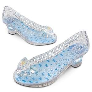 NEW~DISNEY STORE LIGHT UP CINDERELLA SHOES~SIZE 7  