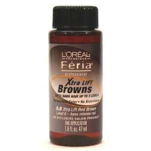  LOreal Feria Color X Lift Brown # 6.6 Red Brown 1.6 oz 