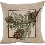 PINE BRANCH Pillow NEW CABIN Lodge WOODS pinebough RUSTIC Decorative 