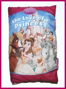 Disney The Love of a Princess Plush Soft Pillow Book  