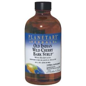 Old Indian Wild Cherry Bark Syrup 8 oz by Planetary Herbals