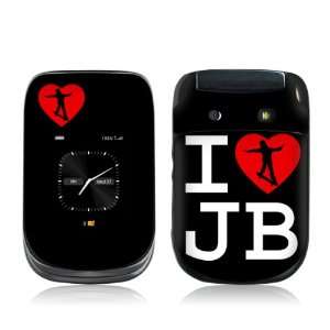 Justin Bieber I Heart JB Protective Skin BlackBerry Style 9670