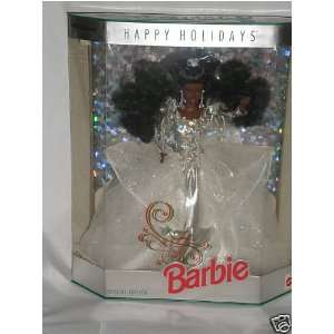    1992 Happy Holidays Barbie Africa American Doll: Toys & Games