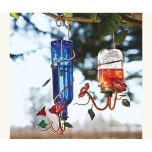  Canning Jar Hummingbird Feeder Patio, Lawn & Garden