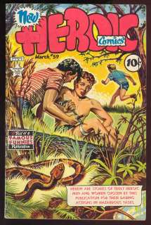 Famous Funnies Pub., Heroic Comics #59, 1950, Fine   