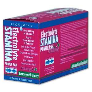  Trace Mineral Research Electrolyte Power Pak Cranberry 32 