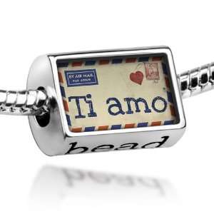 Love You Italian Love Letter from Italy   Pandora Charm & Bracelet 