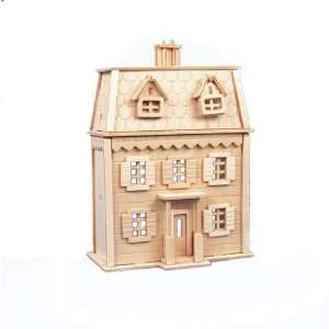  Dollhouse Miniature 1/4 Scale Townhouse Kit: Toys & Games