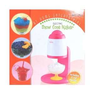 Rival IS575 RP Electric Ice Shaver Snow Cone Frozen Drink Maker Pink 