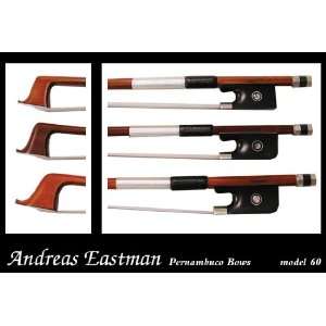   Andreas Eastman Pernambuco Violin Bow Model 60 Musical Instruments