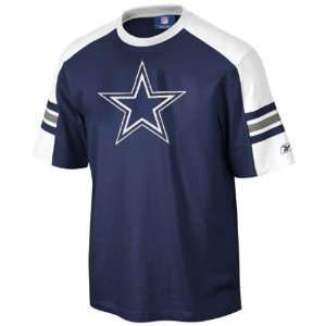    Men`s Dallas Cowboys Navy Blue Touchback T shirt
