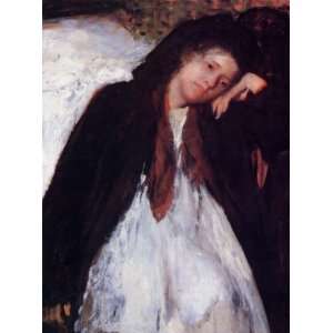  Oil Painting The Invalid Edgar Degas Hand Painted Art 