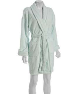 Aegean Apparel mint cotton terry spa robe  