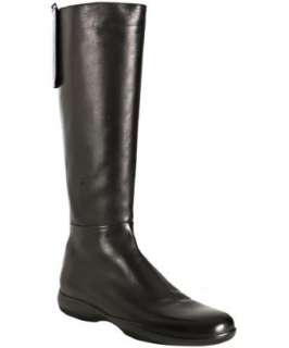   nappa leather flat boots  
