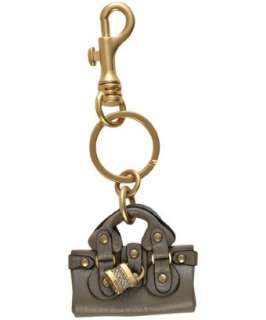 Chloe ash leather mini paddington bag key chain charm   up 
