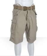 style #308694401 khaki cotton Commando cargo shorts
