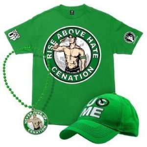 John Cena Salute the Cenation Youth T Shirt Package