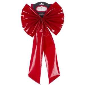  Trim a Home Large Red Plastic Bow Christmas Decoration 
