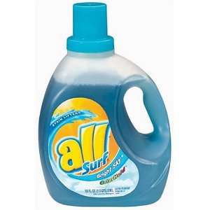 All Surf Liquid Laundry Detergent Bright Sky with ColorHold Bleach 