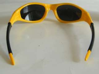 Vintage 1996 97 Yellow Oakley Straight Jacket Sunglasses Iridium Lens 