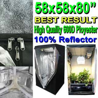Pro Reflective Hydroponic Mylar Grow Tent 5x5x6.5 Feet  