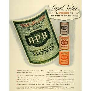   Label Liquor Alcoholic Beverage   Original Print Ad