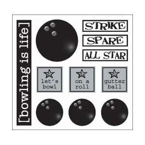  SRM Stickers Have A Ball Bowling; 6 Items/Order Arts 