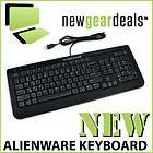 New Genuine Alienware Multimedia Slim USB Keyboard   H9Y23 SK 8165