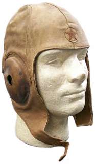 WWII Japanese Leather Flight Helmet  
