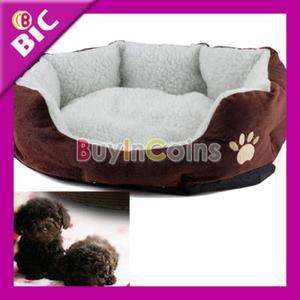   Round Puppy Dog Cat Soft Winter Warm Big Bed House Nest Basket Pad Mat