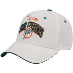  Reebok Miami Dolphins White Retro Structured Adjustable Hat 