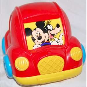    Disney Mickey Mouse Roll A Round Rattle Car 