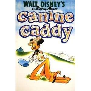   Short Film Poster Mickey Mouse Canine Caddy Pluto