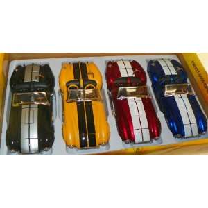 Time Muscle 1965 Shelby Cobra 427 S/c Box of 4 Cars 4 Colors This Car 