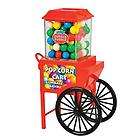 DUBBLE BUBBLE POPCORN CART GUMBALL MACHINE w/gumballs