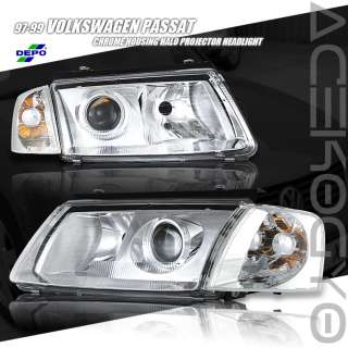   00 VW PASSAT HALO PROJECTOR HEADLIGHT GLS GLX REPLACEMENT COMBO  