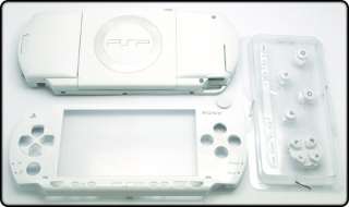 PSP 1000 Phat Full Housing Faceplate Shell Cover White  